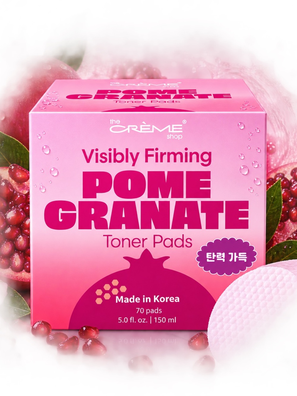 The Crème Shop Pomegranate Toner Pads
